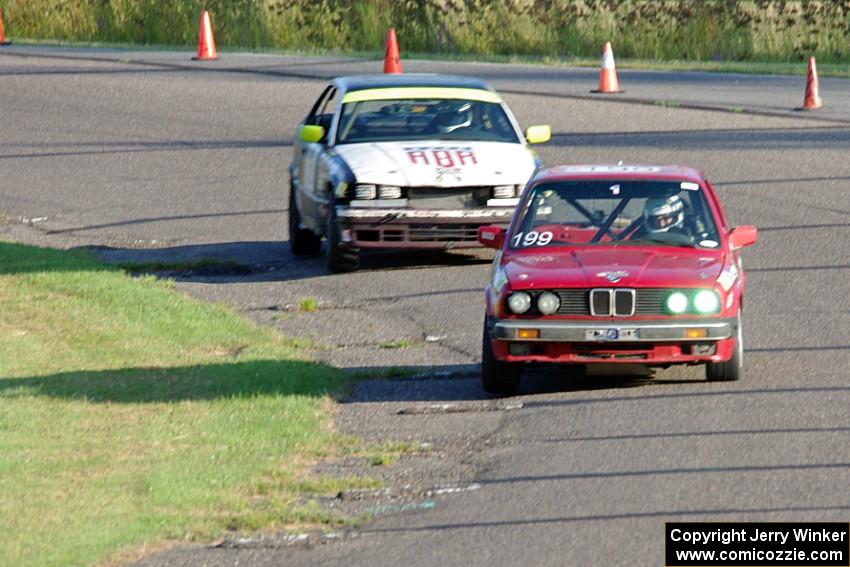 Cheap Shot Racing BMW 325is and Ambitious But Rubbish Racing BMW 325