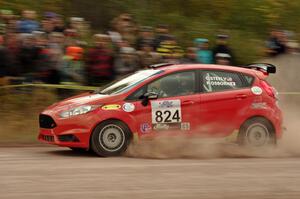 Cameron Steely / Preston Osborn Ford Fiesta 5D ST comes through the SS1 (Green Acres I) spectator area.