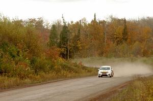 James Robinson / Brian Penza Honda Fit comes through the SS1 (Green Acres I) spectator area.