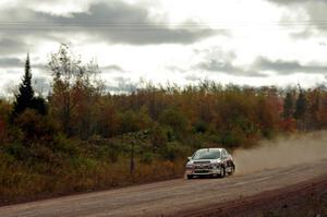 Futoshi Murase / Kieran Wright Honda Civic comes through the SS1 (Green Acres I) spectator area.