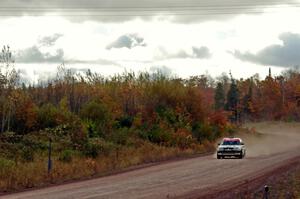 Dave Grenwis / Drew Burkholder VW GTI comes through the SS1 (Green Acres I) spectator area.