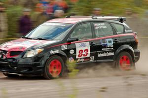 Doug Gekiere / Matt Hoffman Pontiac Vibe GT comes through the SS1 (Green Acres I) spectator area.