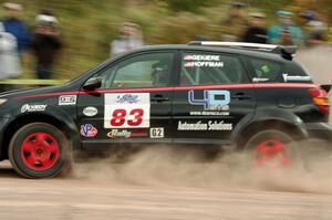 Doug Gekiere / Matt Hoffman Pontiac Vibe GT comes through the SS1 (Green Acres I) spectator area.