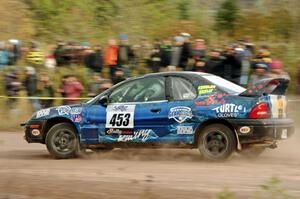 Ian Kessler / Amanda Skelly Dodge Neon comes through the SS1 (Green Acres I) spectator area.