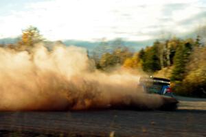 David Higgins / Craig Drew Subaru WRX STi comes through the SS15 (Green Acres II) spectator area.