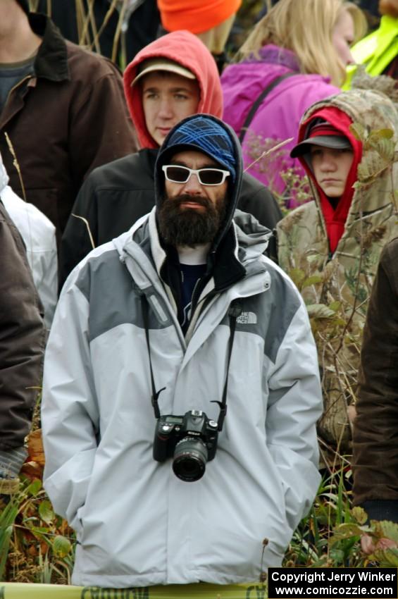 Ben Newburn at the SS1 (Green Acres I) spectator area.