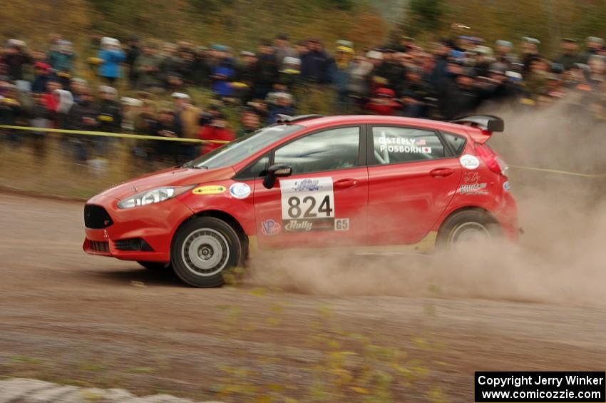 Cameron Steely / Preston Osborn Ford Fiesta 5D ST comes through the SS1 (Green Acres I) spectator area.