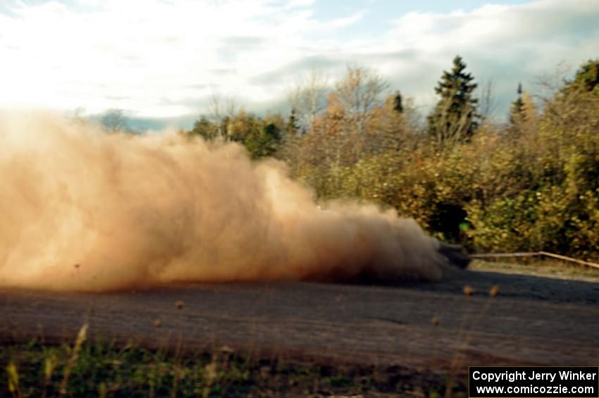 David Higgins / Craig Drew Subaru WRX STi comes through the SS15 (Green Acres II) spectator area.