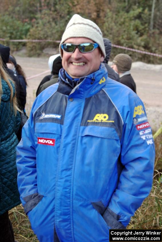 Mariusz Malik at the SS15 (Green Acres II) spectator area.