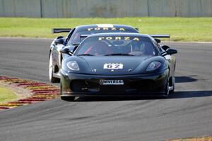 Jerome Jacalone's Ferrari F430 and Barry Gosnell's Ferrari F430