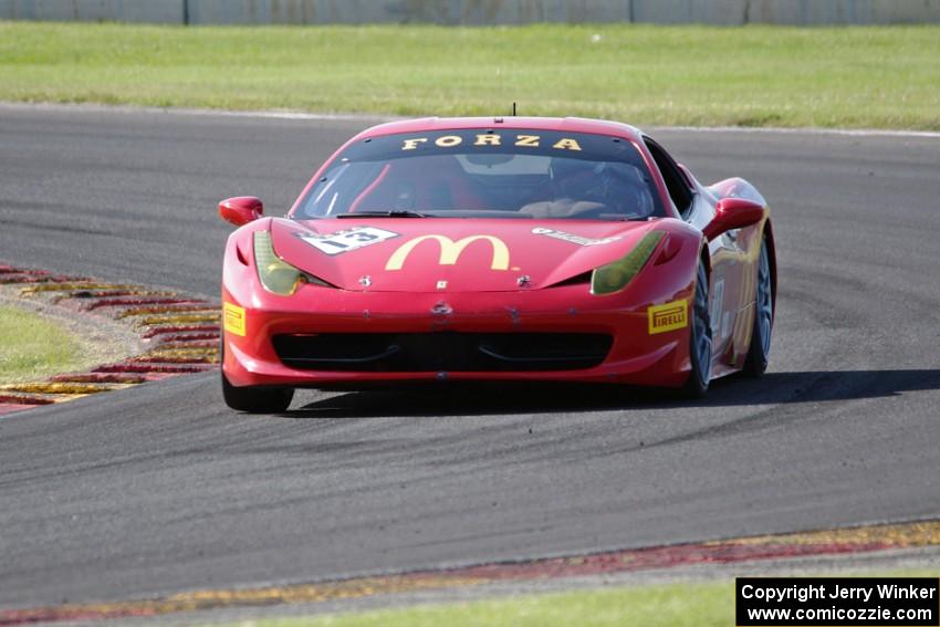 Jim Booth's Ferrari 458