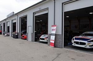 Maserati Trofeos in the garages
