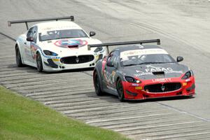 Lino Curti's and Nick Mancuso's Maserati Trofeos