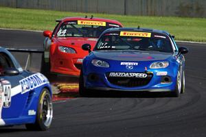 Randy Hale's Mazda MX-5 and Austin Snader's Mazda MX-5