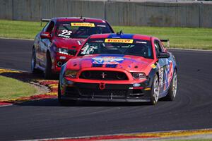 Steve Burns' Ford Mustang V6 and Paul Street's Honda Accord