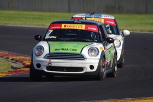 Jason Fichter's MINI Cooper and P.J. Groenke's MINI Cooper