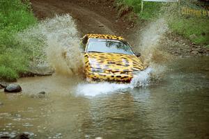 Doug Shepherd / Pete Gladysz Mitsubishi Eclipse at the flying finish of Stony Crossing, SS1.