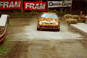 Doug Shepherd / Pete Gladysz Mitsubishi Eclipse comes through the spectator area at Phasa, SS4.