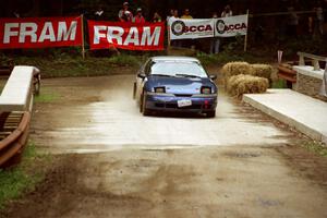 Lauchlin O'Sullivan / John Dillon MItsubishi Eclipse comes through the spectator area at Phasa, SS4.