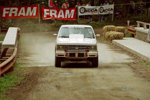 John Daubenmier / Stan Rosen Chevy S-10 comes through the spectator area at Phasa, SS4.