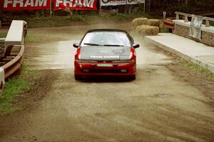 Scott Harvey, Jr. / Jeff Hribar Eagle Talon TSi comes through the spectator area at Phasa, SS4.