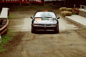 Michael Curran / Mike Kelly Eagle Talon comes through the spectator area at Phasa, SS4.