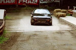 Niall Donnelly / Eoin McGeough Mitsubishi Eclipse comes through the spectator area at Phasa, SS4.