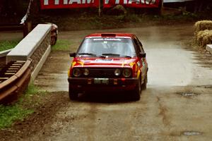 John Rahill / Vlad Hladky VW GTI comes through the spectator area at Phasa, SS4.