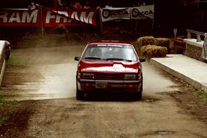 Don Taylor / John Bonneville Dodge Shelby CSX comes through the spectator area at Phasa, SS4.