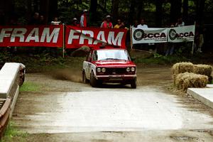 Dan Cook / Bill Rhodes Datsun 510 comes through the spectator area at Phasa, SS4.