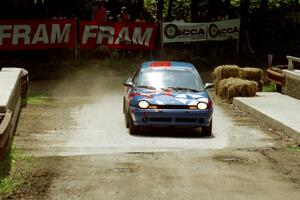 Tom Young / Jim LeBeau Dodge Neon ACR comes through the spectator area at Phasa, SS4.