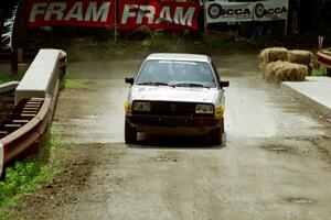 William Tremmel / Peter Coleman VW GTI comes through the spectator area at Phasa, SS4.