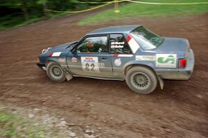 Mike Hurst / Rob Bohn Ford Mustang at the first hairpin on Colton Stock, SS5.