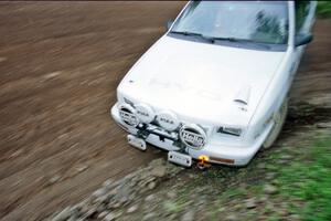 John Carrara / Philip Ho Dodge Shadow at the first hairpin on Colton Stock, SS5.