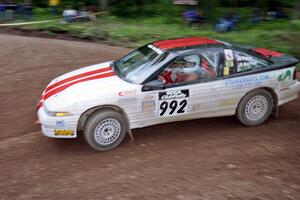 Bruce Perry / Phil Barnes Eagle Talon at the first hairpin on Colton Stock, SS5.