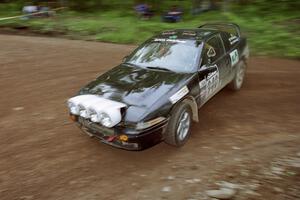 Niall Donnelly / Eoin McGeough Mitsubishi Eclipse at the first hairpin on Colton Stock, SS5.