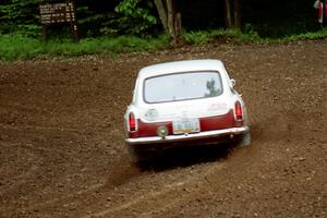Phil Smith / Dallas Smith MGB-GT at the first hairpin on Colton Stock, SS5.