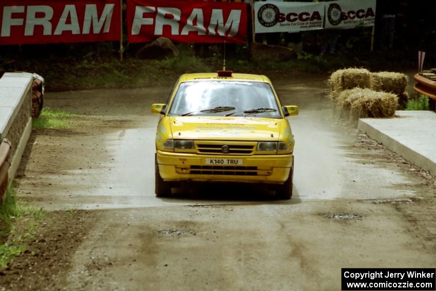 Padraig Purcell / John McCafferty Vauxhall Astra GSi comes through the spectator area at Phasa, SS4.