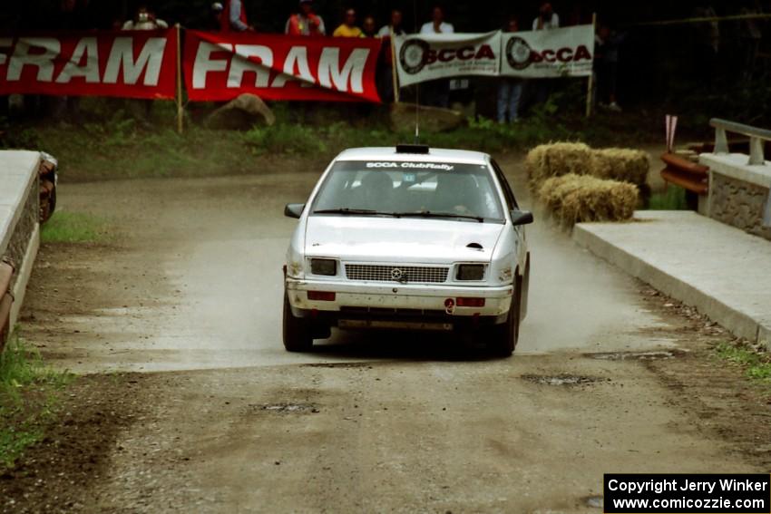 John Carrara / Philip Ho Dodge Shadow comes through the spectator area at Phasa, SS4.