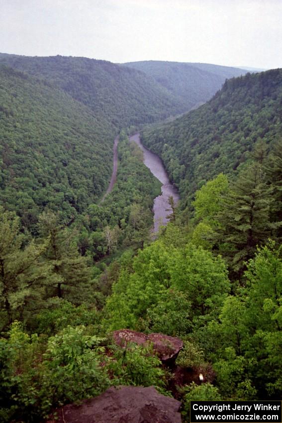 View of the Grand Canyon of the East in Pennsylvania