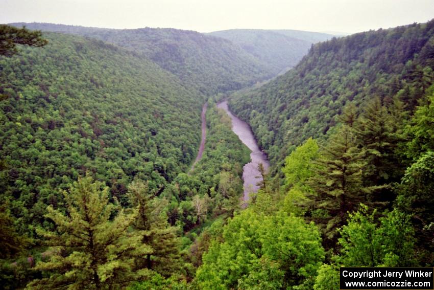 View of the Grand Canyon of the East in Pennsylvania