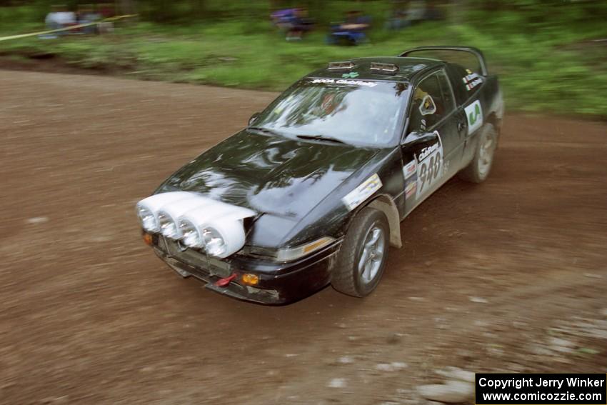 Niall Donnelly / Eoin McGeough Mitsubishi Eclipse at the first hairpin on Colton Stock, SS5.