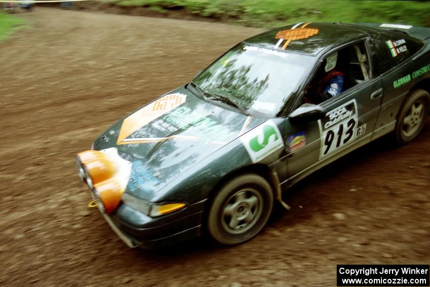 Michael Curran / Mike Kelly Eagle Talon at the first hairpin on Colton Stock, SS5.