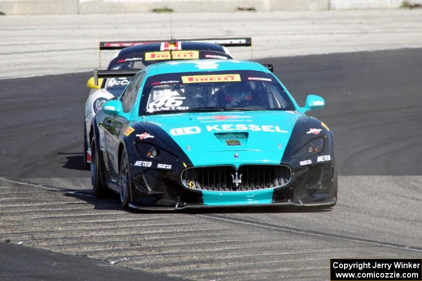 Nick Mancuso's Maserati GrandTurismo MC and Buz McCall's Porsche Cayman