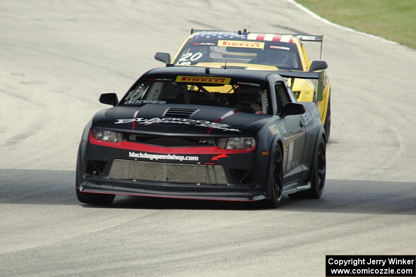 Michael Cooper's Chevy Camaro Z28 and Andy Lee's Chevy Camaro