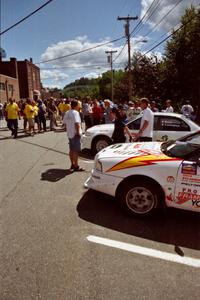 Frank Sprongl / Dan Sprongl Audi S2 Quattro prior to the start of the event.