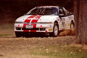 Bruce Perry / Phil Barnes Eagle Talon TSi at the finish of SS1, Mexico Rec.