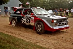 Jose Vicente / Peter Watt VW Fox Kit Car V6 at the finish of SS1, Mexico Rec.