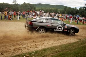 Allen Downs, Jr. / Kevin Howard Mitsubishi Eclipse at the finish of SS1, Mexico Rec.