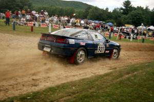 Howie Richards / Joel Richards Mitsubishi Eclipse GS at the finish of SS1, Mexico Rec.